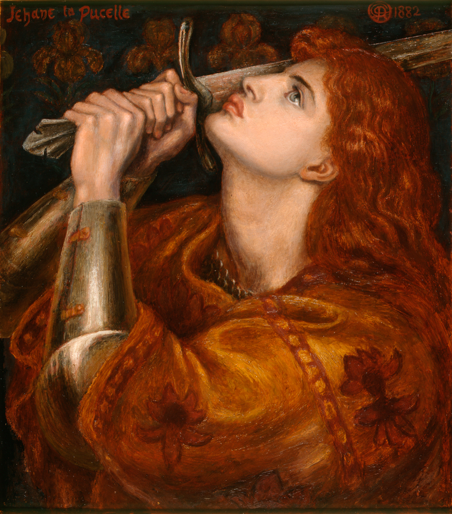Dante Gabriel Rossetti, 'Joan of Arc', 1882