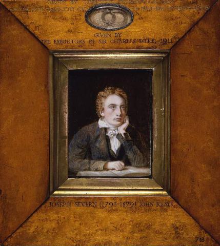 Portrait of John Keats by Joseph Severn, c. 1819