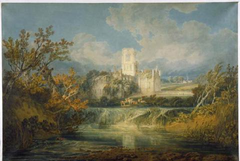 Joseph Mallord William Turner, Kirkstall Abbey, Yorkshire, 1797