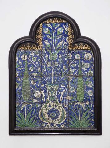Panel of ten tiles Damascus, late 16th or early  17th century