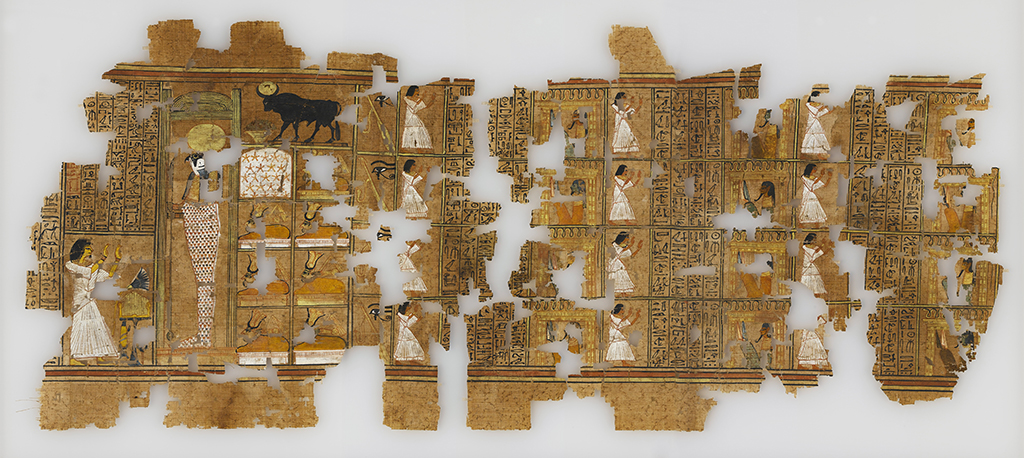 Section from the Book of the Dead of Ramose papyrus