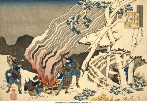 Katsushika Hokusai (1760-1849) 'Minamoto no Muneyuki Ason', c. 1835