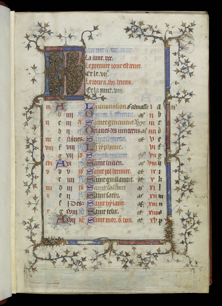 Page from 'The Hours of Philip the Bold and Philip the Good', Brussels, c.1450-1455

